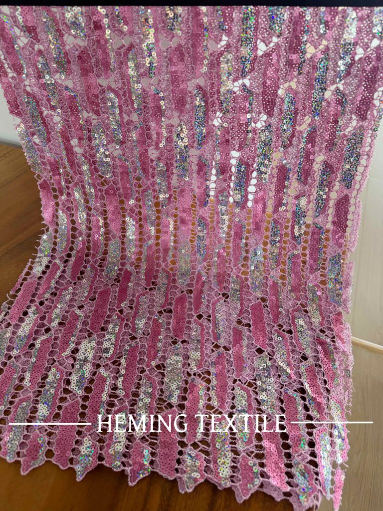 Full Sequin Lace Fabric