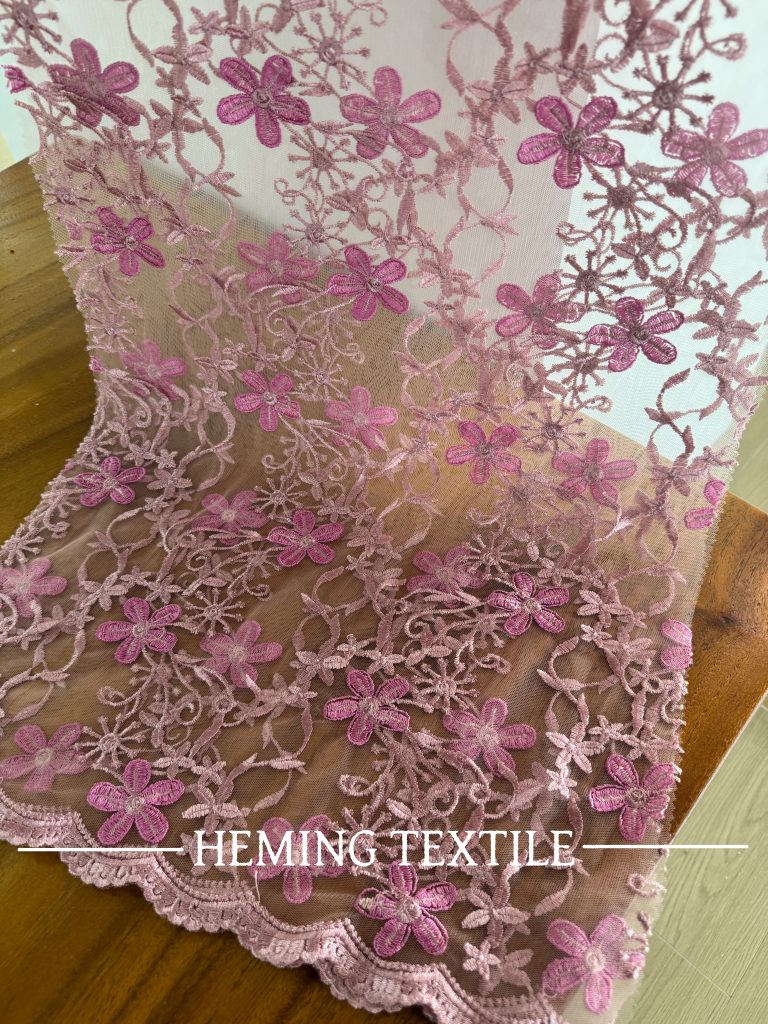 Embroidery Lace Fabric HS-001